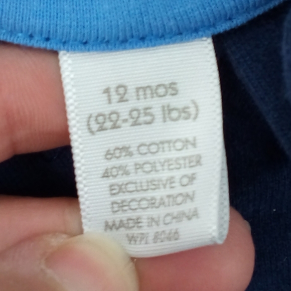 Gymboree Baby Tops Bundle 12-18 Months Cotton Blend Hoodie Long Sleeve Tee - Picture 4 of 11